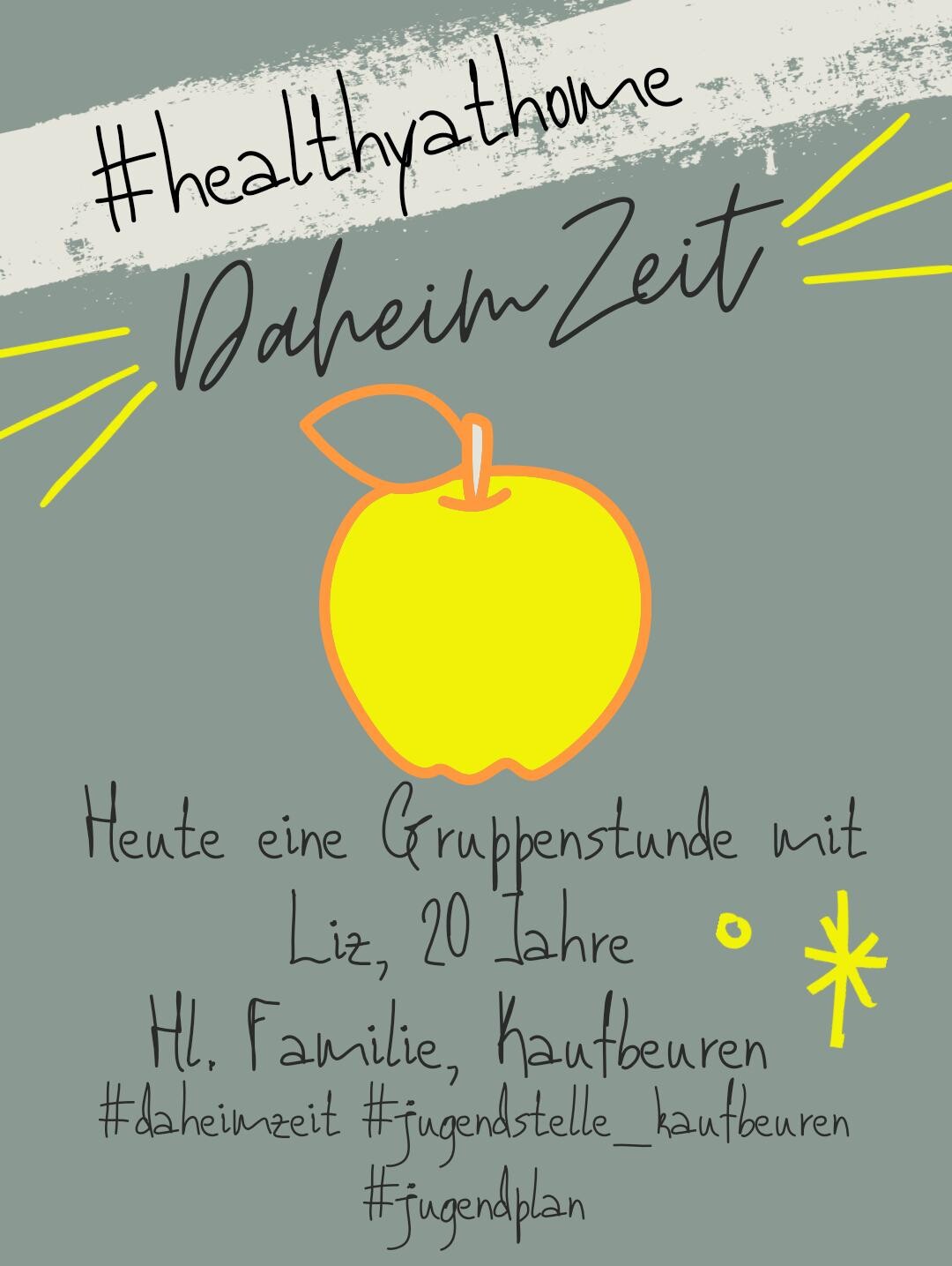 #healthyathome - Müsliriegel machen (Dienstag, 14. April 2020 - Download)