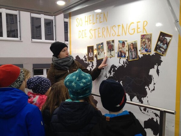 Sternsingermobil an den Kaufbeurer Marienschulen (Mittwoch, 19. Dezember 2018)